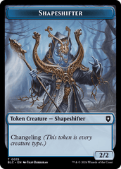 Pest // Shapeshifter Double-Sided Token [Bloomburrow Commander Tokens] MTG Single Magic: The Gathering  | Multizone: Comics And Games