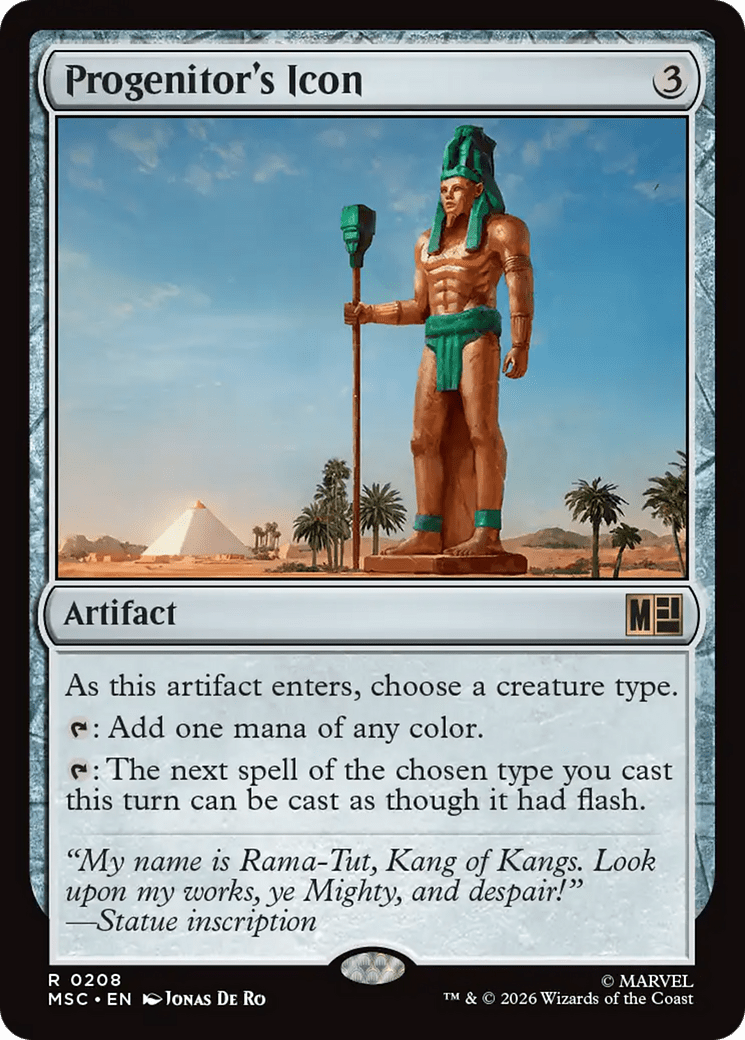 Progenitor's Icon [Marvel Super Heroes Commander] MTG Single Magic: The Gathering  | Multizone: Comics And Games