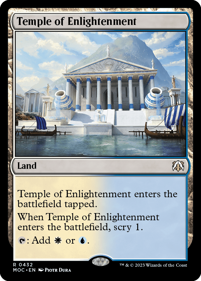 Temple of Enlightenment [March of the Machine Commander] MTG Single Magic: The Gathering  | Multizone: Comics And Games