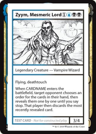 Zyym, Mesmeric Lord (2021 Edition) [Mystery Booster Playtest Cards] MTG Single Magic: The Gathering  | Multizone: Comics And Games
