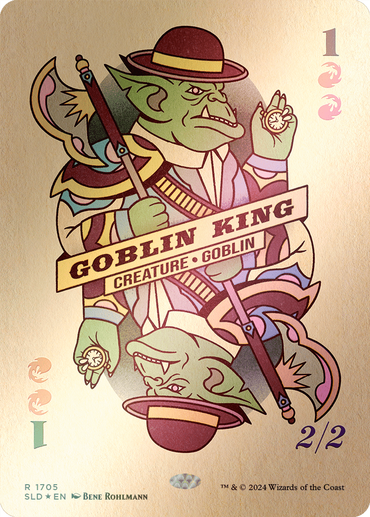 Goblin King (1705) (Rainbow Foil) [Secret Lair Drop Series] MTG Single Magic: The Gathering  | Multizone: Comics And Games