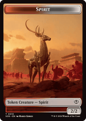 Copy // Spirit (0010) Double-Sided Token [Secrets of Strixhaven Tokens] MTG Single Magic: The Gathering  | Multizone: Comics And Games