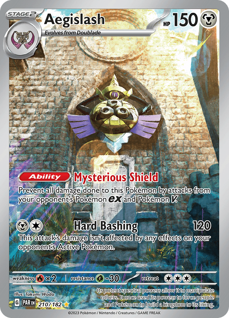 Aegislash (210/182) [Scarlet & Violet: Paradox Rift] Pokemon Single Pokémon  | Multizone: Comics And Games