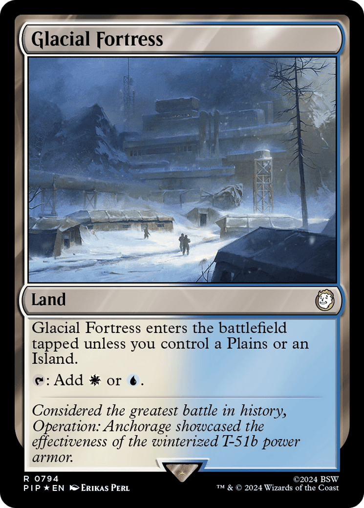 Glacial Fortress (Surge Foil) [Fallout] MTG Single Magic: The Gathering  | Multizone: Comics And Games