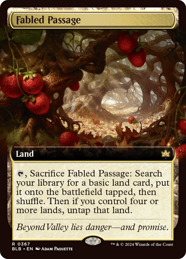 Fabled Passage (Extended Art) [Bloomburrow] MTG Single Magic: The Gathering  | Multizone: Comics And Games
