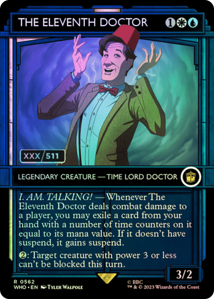 The Eleventh Doctor (Serial Numbered) [Doctor Who] MTG Single Magic: The Gathering  | Multizone: Comics And Games