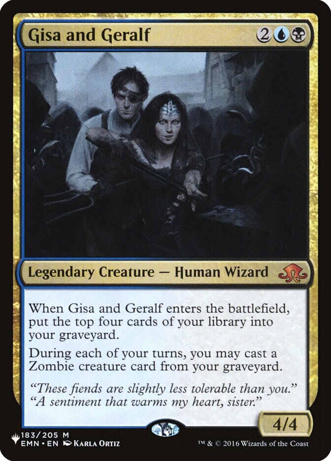 Gisa and Geralf [The List] MTG Single Magic: The Gathering  | Multizone: Comics And Games