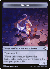 Phyrexian Goblin // Drone Double-Sided Token [Phyrexia: All Will Be One Tokens] MTG Single Magic: The Gathering  | Multizone: Comics And Games