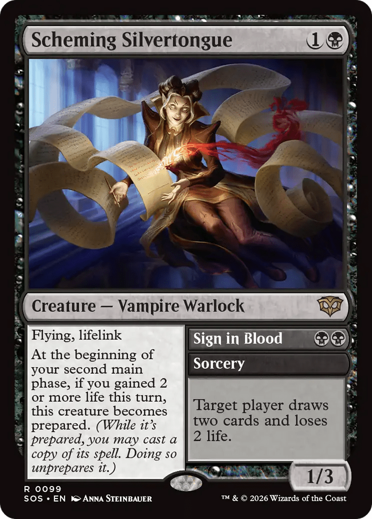 Scheming Silvertongue [Secrets of Strixhaven] MTG Single Magic: The Gathering  | Multizone: Comics And Games