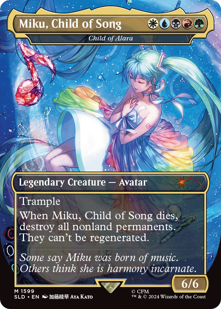 Miku, Child of Song - Child of Alara [Secret Lair Drop Series] | Multizone: Comics And Games