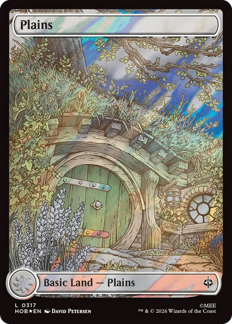 Plains (0317) (Surge Foil) [The Hobbit] MTG Single Magic: The Gathering  | Multizone: Comics And Games