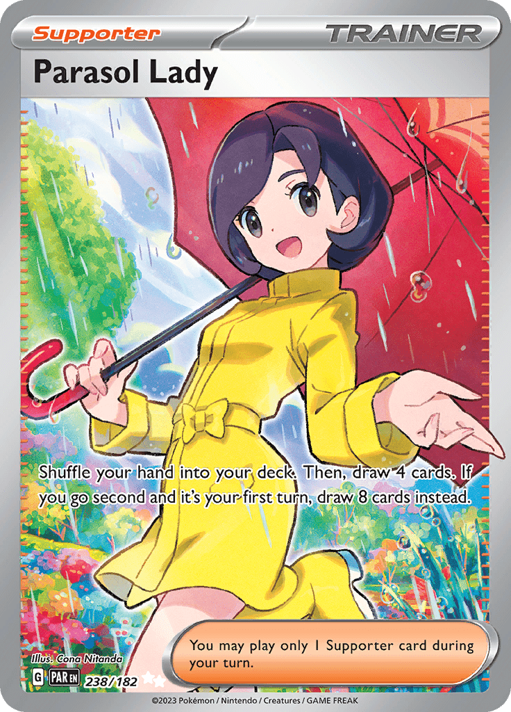 Parasol Lady (238/182) [Scarlet & Violet: Paradox Rift] Pokemon Single Pokémon  | Multizone: Comics And Games