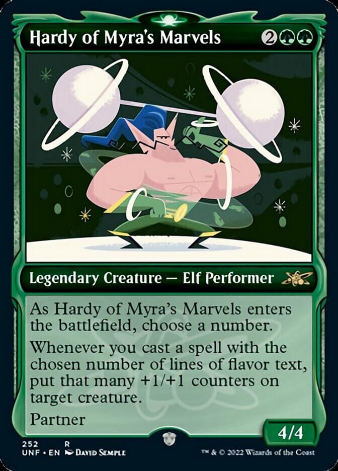 Hardy of Myra's Marvels (Showcase) [Unfinity] MTG Single Magic: The Gathering  | Multizone: Comics And Games