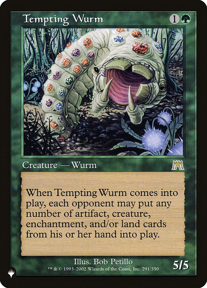 Tempting Wurm [The List] | Multizone: Comics And Games