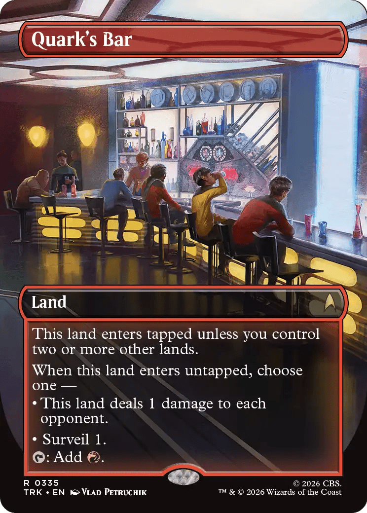 Quark's Bar (Borderless) (0335) [Star Trek] MTG Single Magic: The Gathering  | Multizone: Comics And Games