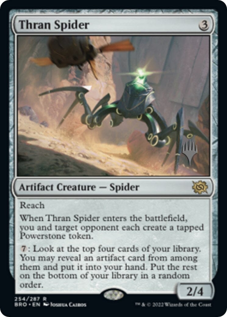 Thran Spider (Promo Pack) [The Brothers' War Promos] MTG Single Magic: The Gathering  | Multizone: Comics And Games