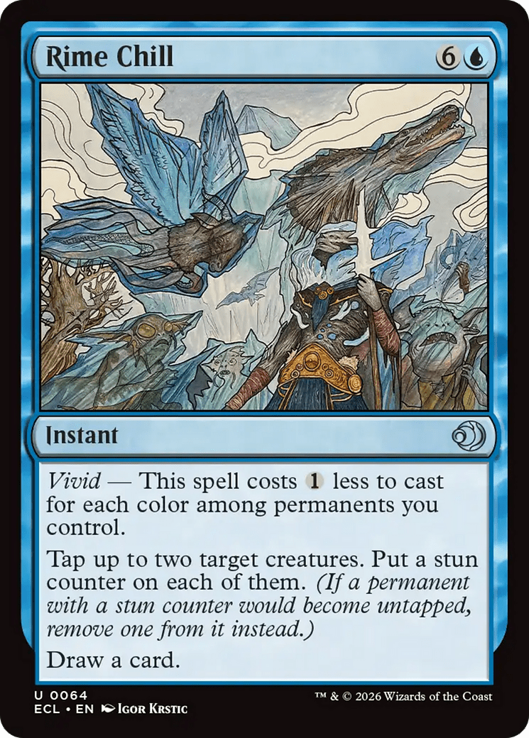 Rime Chill [Lorwyn Eclipsed] MTG Single Magic: The Gathering  | Multizone: Comics And Games