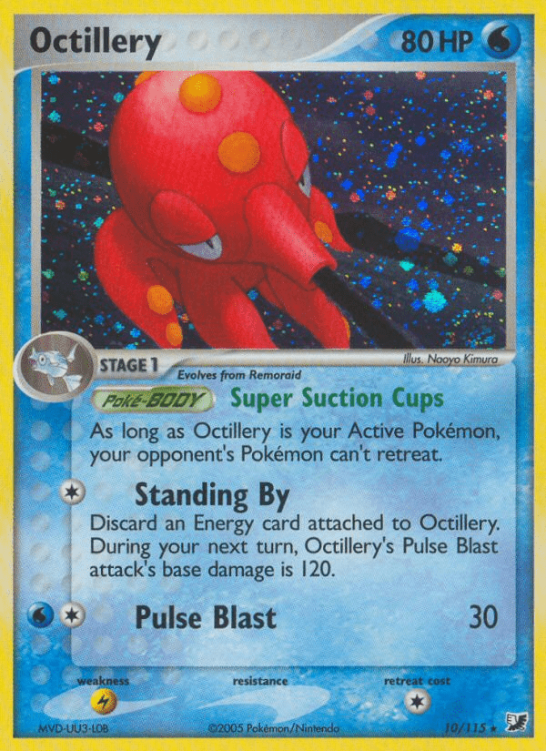 Octillery (10/115) [EX: Unseen Forces] Pokemon Single Pokémon  | Multizone: Comics And Games