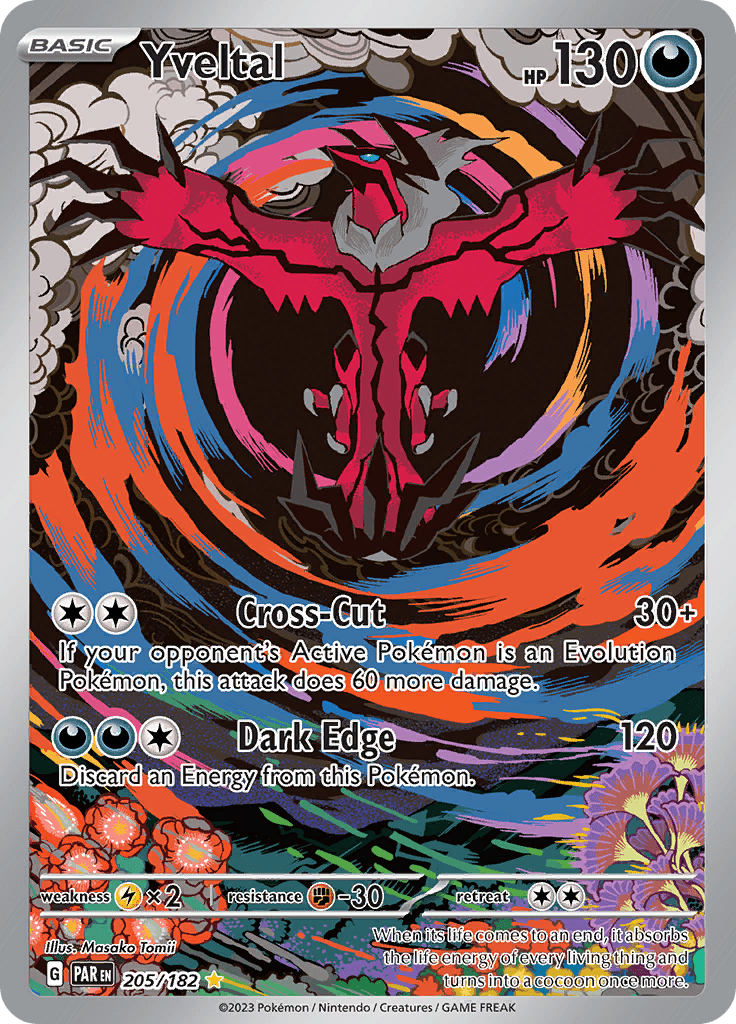Yveltal (205/182) [Scarlet & Violet: Paradox Rift] Pokemon Single Pokémon  | Multizone: Comics And Games