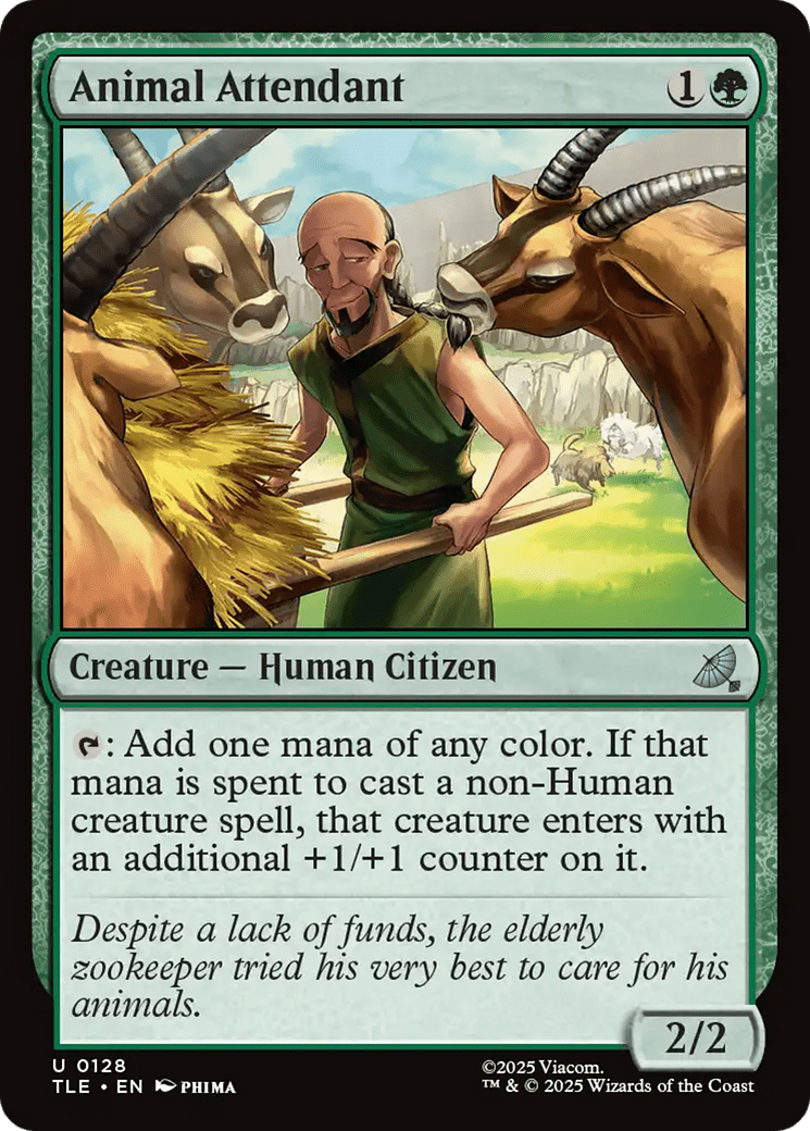 Animal Attendant [Avatar: The Last Airbender: Eternal-Legal] MTG Single Magic: The Gathering  | Multizone: Comics And Games