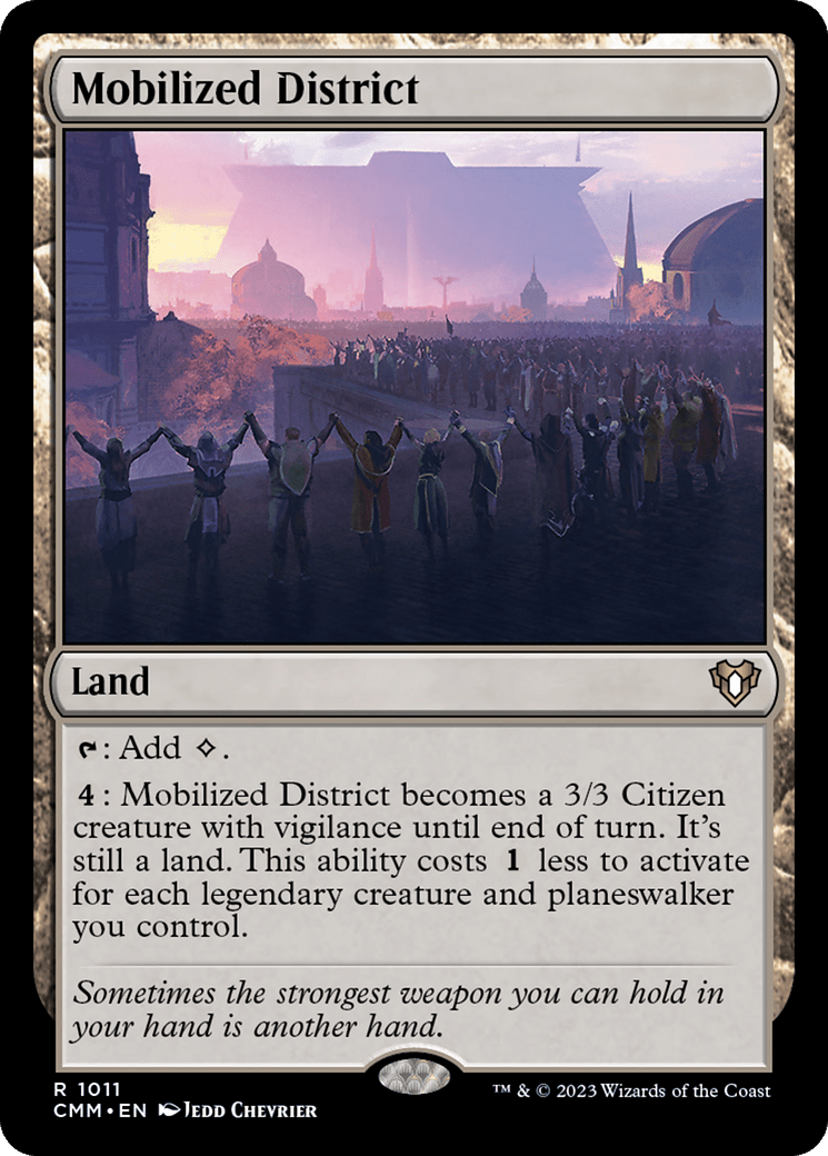 Mobilized District [Commander Masters] MTG Single Magic: The Gathering  | Multizone: Comics And Games