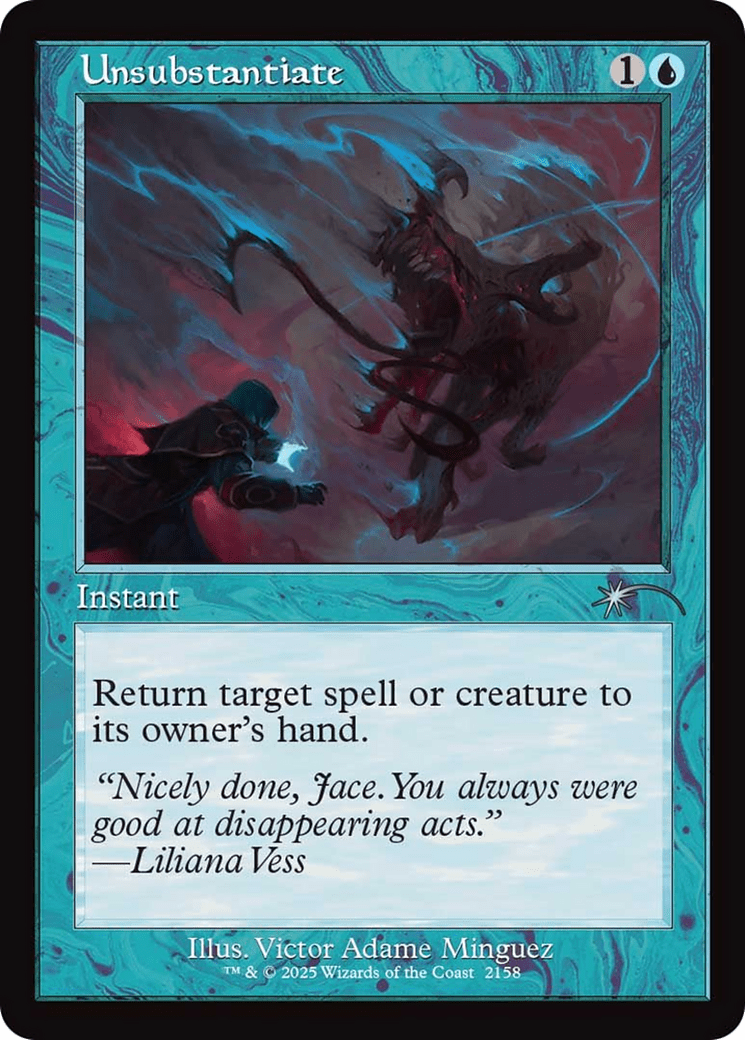 Unsubstantiate (Retro Frame) [Secret Lair Drop Series] MTG Single Magic: The Gathering  | Multizone: Comics And Games