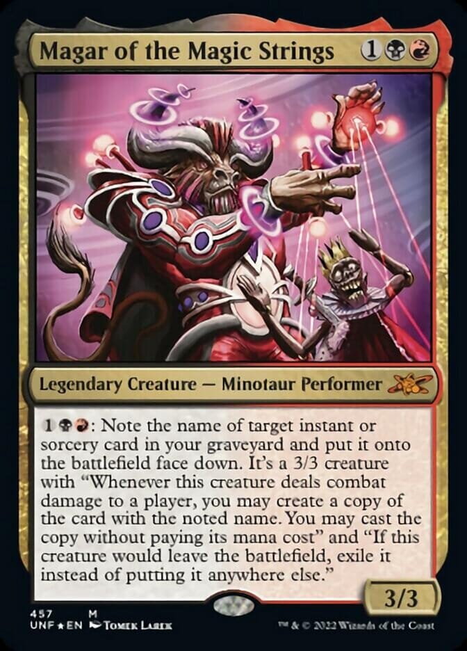 Magar of the Magic Strings (Galaxy Foil) [Unfinity] MTG Single Magic: The Gathering  | Multizone: Comics And Games