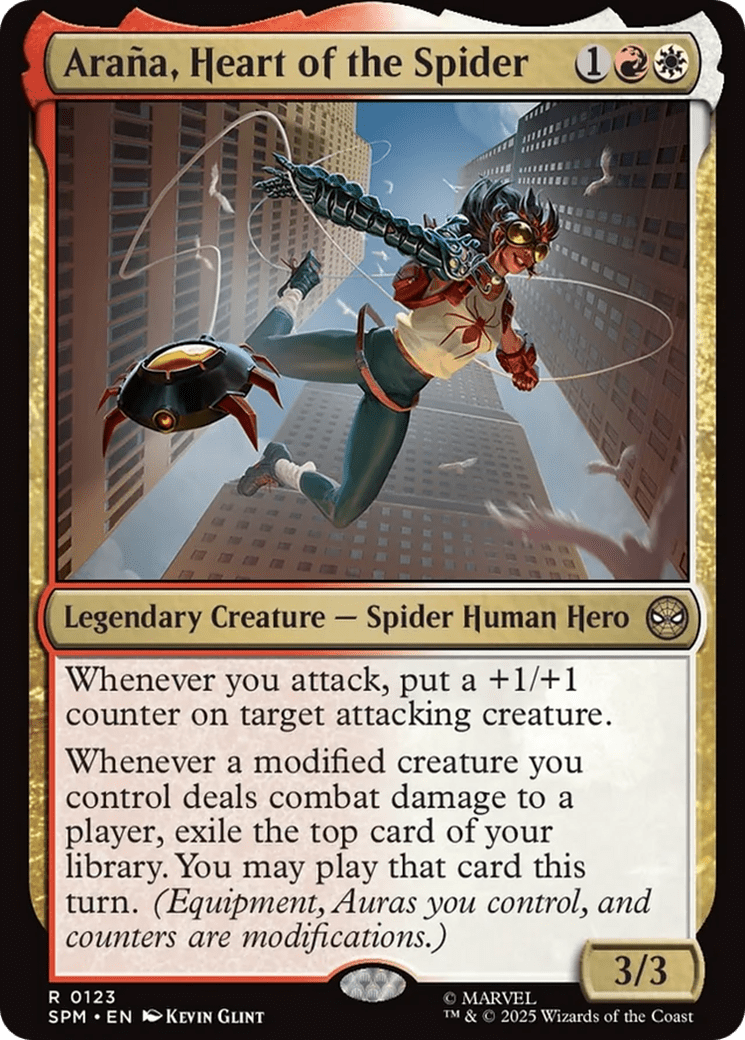 Arana, Heart of the Spider [Marvel's Spider-Man] MTG Single Magic: The Gathering  | Multizone: Comics And Games