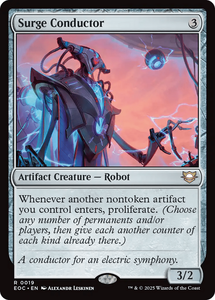 Surge Conductor [Edge of Eternities Commander] MTG Single Magic: The Gathering  | Multizone: Comics And Games