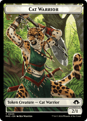 Servo // Cat Warrior Double-Sided Token [Modern Horizons 3 Tokens] MTG Single Magic: The Gathering  | Multizone: Comics And Games