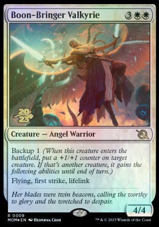 Boon-Bringer Valkyrie [March of the Machine Prerelease Promos] MTG Single Magic: The Gathering  | Multizone: Comics And Games