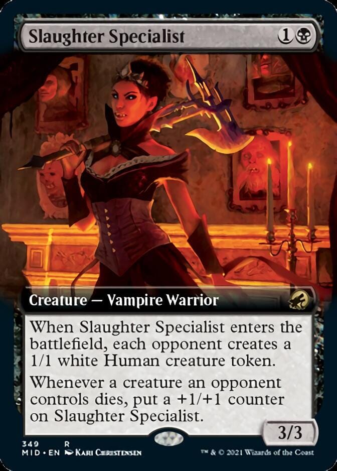 Slaughter Specialist (Extended Art) [Innistrad: Midnight Hunt] MTG Single Magic: The Gathering  | Multizone: Comics And Games