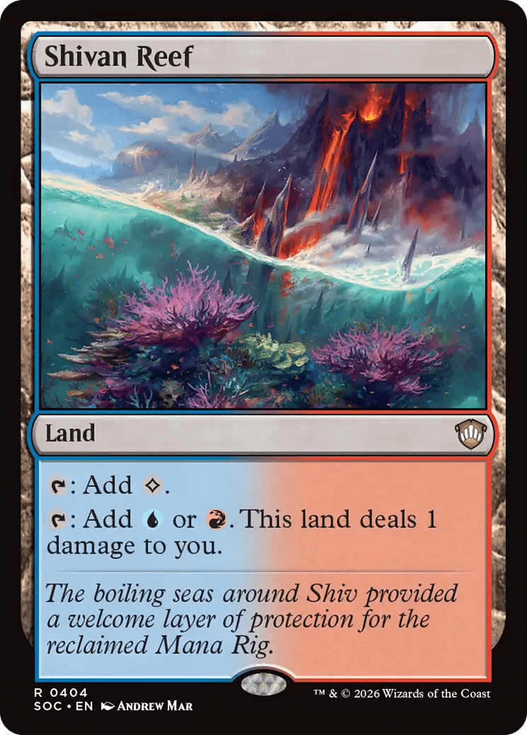 Shivan Reef [Secrets of Strixhaven Commander] MTG Single Magic: The Gathering  | Multizone: Comics And Games