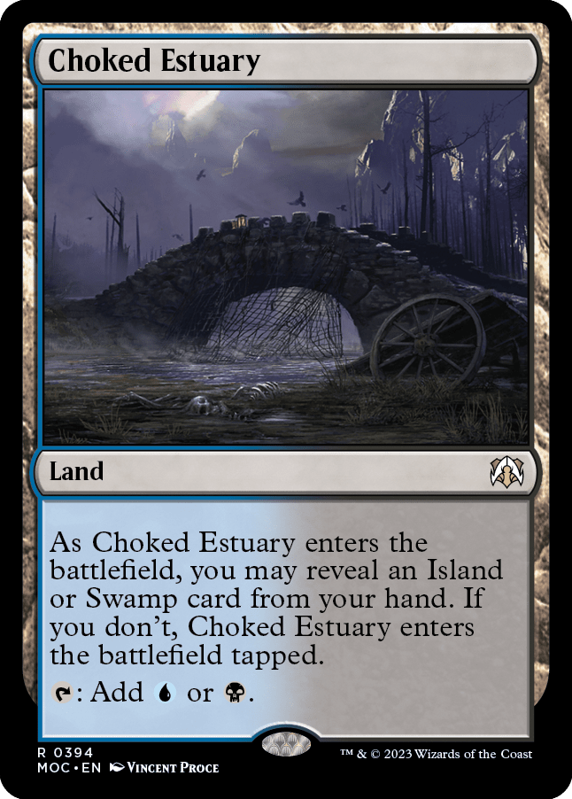 Choked Estuary [March of the Machine Commander] MTG Single Magic: The Gathering  | Multizone: Comics And Games