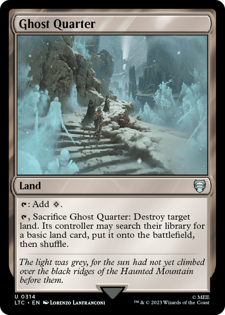Ghost Quarter [The Lord of the Rings: Tales of Middle-Earth Commander] MTG Single Magic: The Gathering  | Multizone: Comics And Games