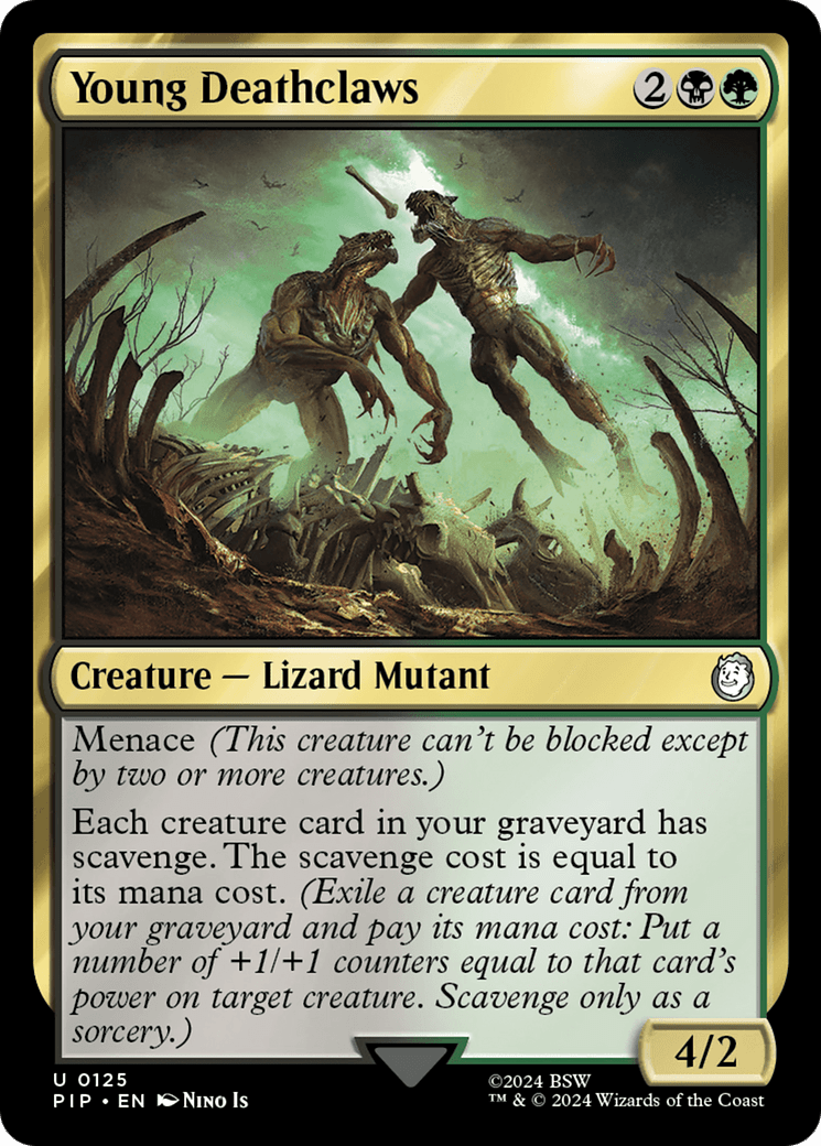 Young Deathclaws [Fallout] MTG Single Magic: The Gathering  | Multizone: Comics And Games