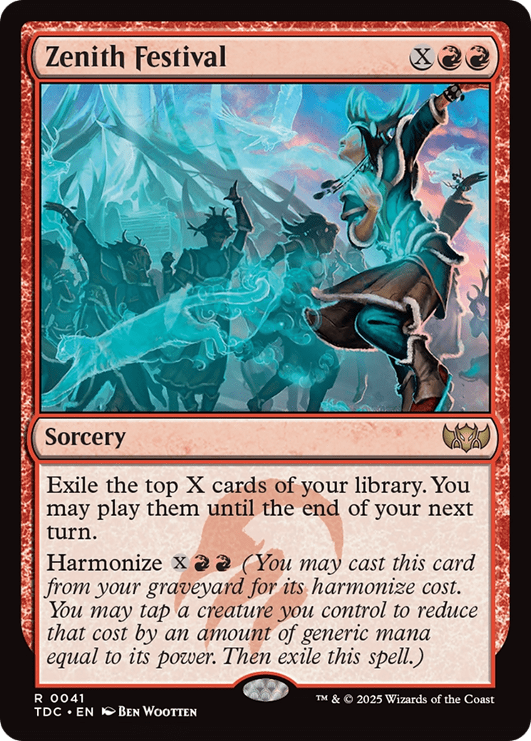 Zenith Festival [Tarkir: Dragonstorm Commander] MTG Single Magic: The Gathering  | Multizone: Comics And Games