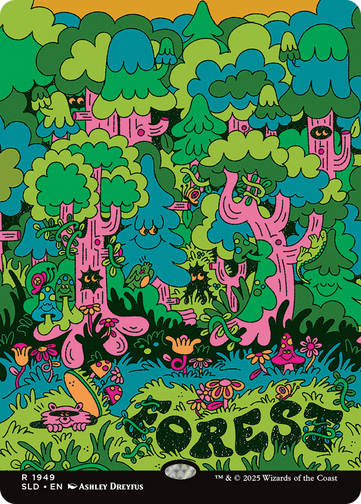 Forest (1949) [Secret Lair Drop Series] MTG Single Magic: The Gathering  | Multizone: Comics And Games