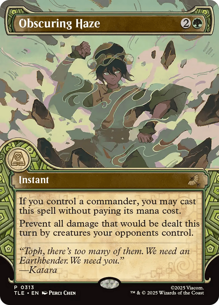 Obscuring Haze (Showcase) [Avatar: The Last Airbender: Eternal-Legal] MTG Single Magic: The Gathering  | Multizone: Comics And Games