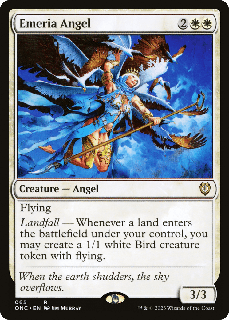 Emeria Angel [Phyrexia: All Will Be One Commander] MTG Single Magic: The Gathering  | Multizone: Comics And Games