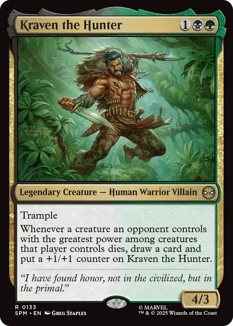 Kraven the Hunter [Marvel's Spider-Man] MTG Single Magic: The Gathering  | Multizone: Comics And Games