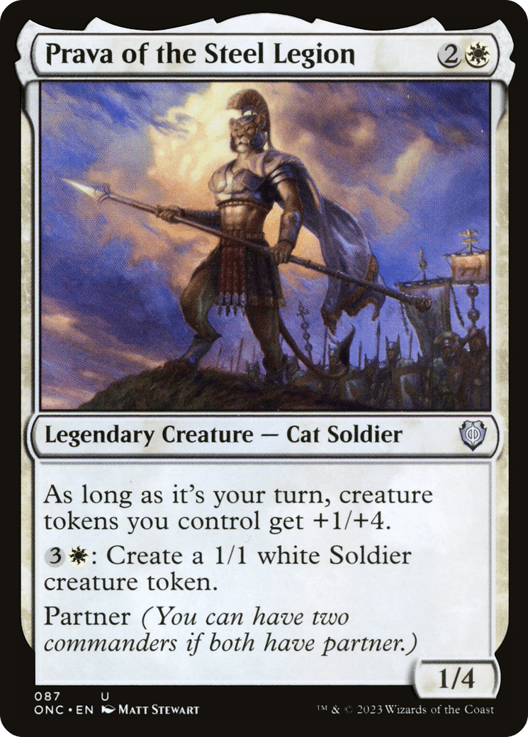 Prava of the Steel Legion [Phyrexia: All Will Be One Commander] MTG Single Magic: The Gathering  | Multizone: Comics And Games