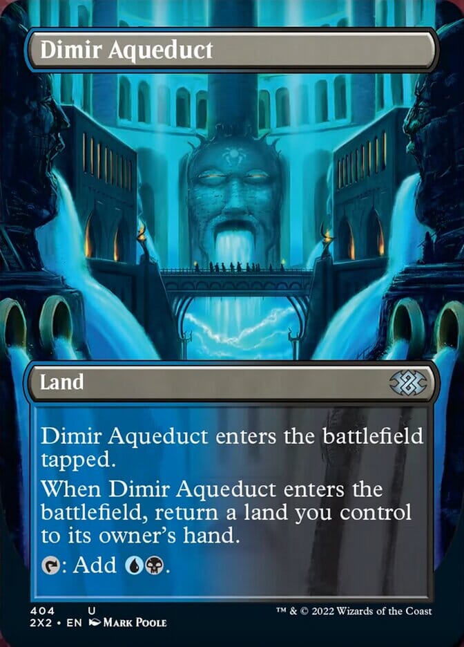 Dimir Aqueduct (Borderless Alternate Art) [Double Masters 2022] MTG Single Magic: The Gathering  | Multizone: Comics And Games