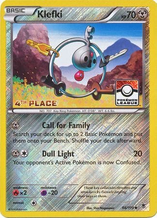 Klefki (66/119) (League Promo 4th Place) [XY: Phantom Forces] Pokemon Single Pokémon  | Multizone: Comics And Games