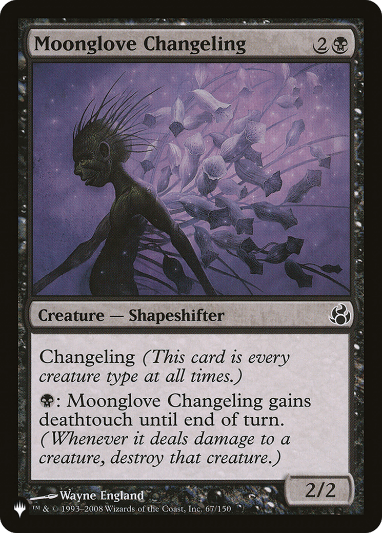 Moonglove Changeling [The List] MTG Single Magic: The Gathering  | Multizone: Comics And Games