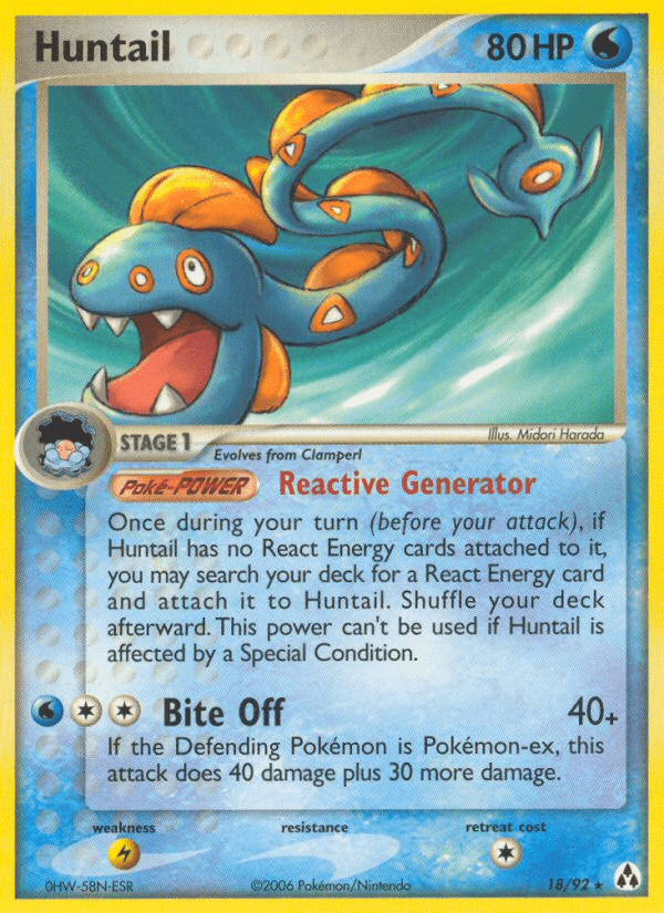 Huntail (18/92) [EX: Legend Maker] Pokemon Single Pokémon  | Multizone: Comics And Games