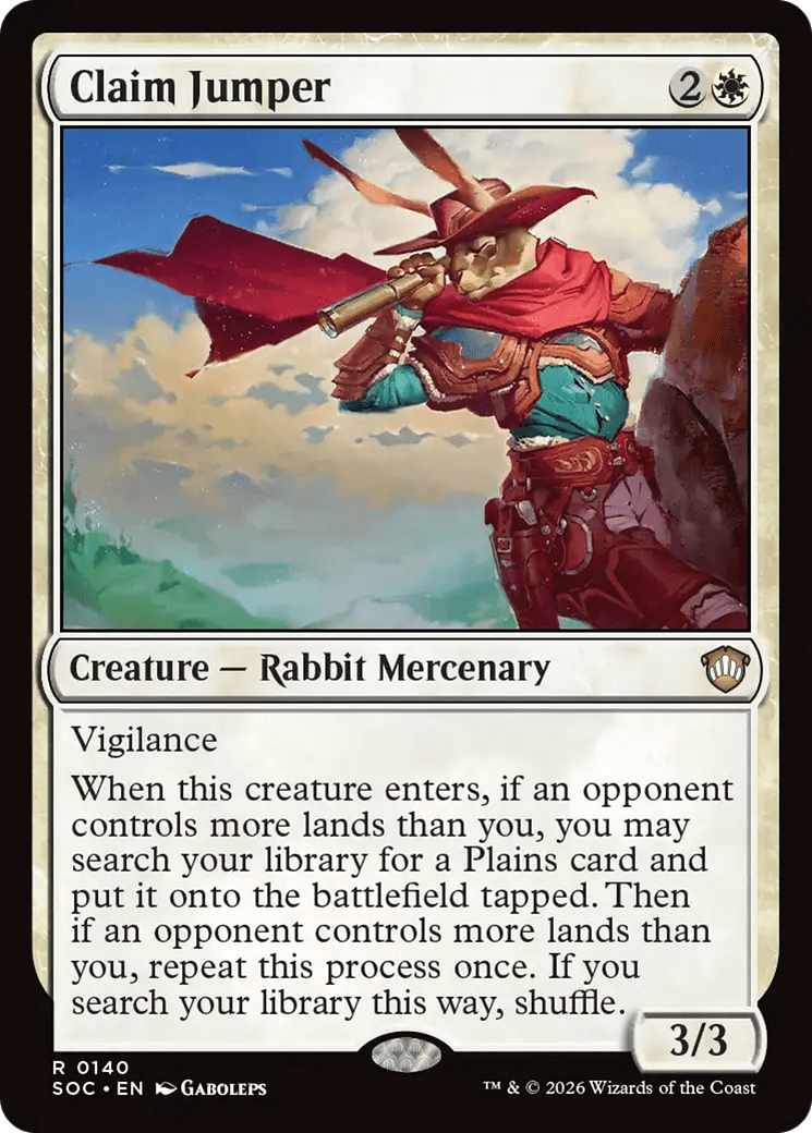 Claim Jumper [Secrets of Strixhaven Commander] MTG Single Magic: The Gathering  | Multizone: Comics And Games