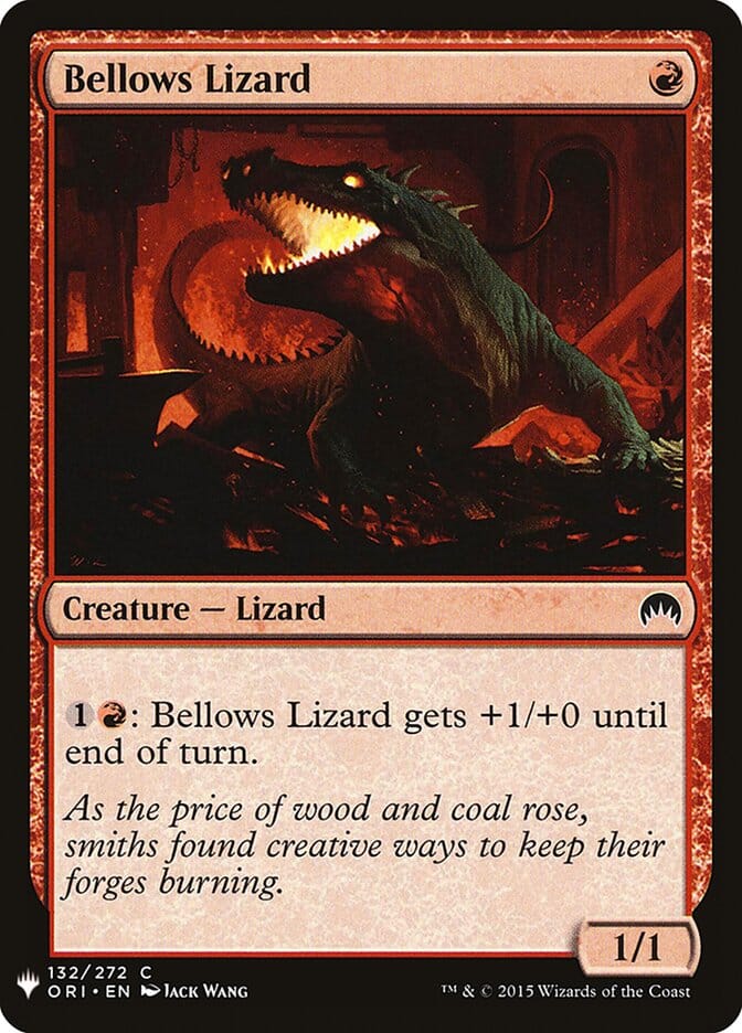Bellows Lizard [Mystery Booster] MTG Single Magic: The Gathering  | Multizone: Comics And Games