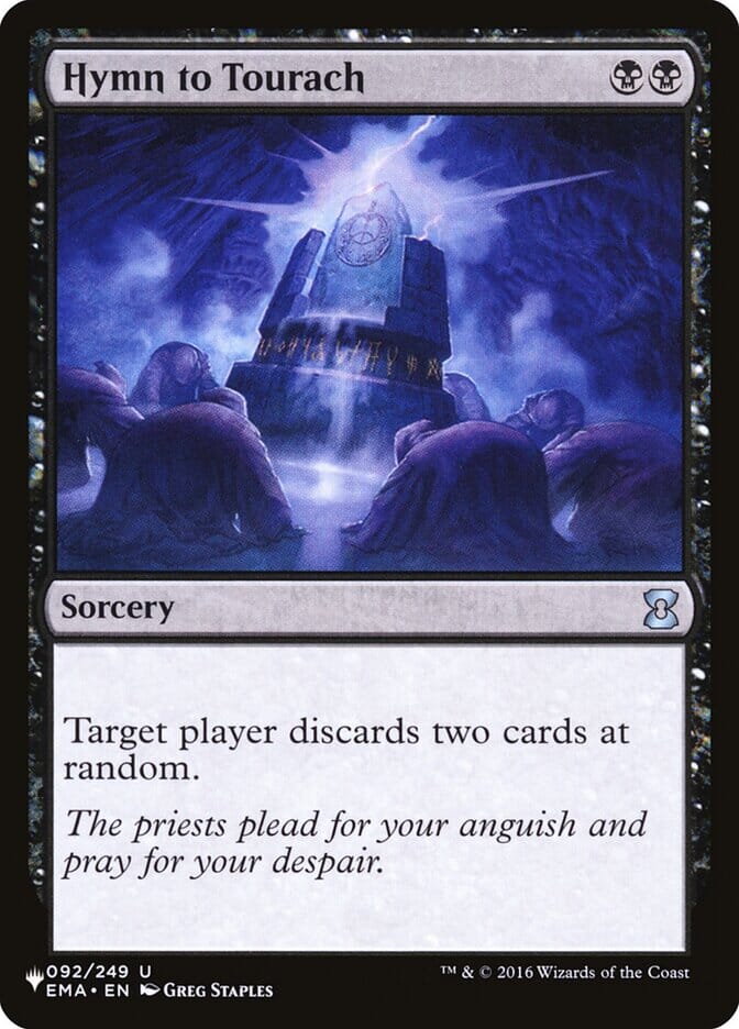 Hymn to Tourach [The List] MTG Single Magic: The Gathering  | Multizone: Comics And Games