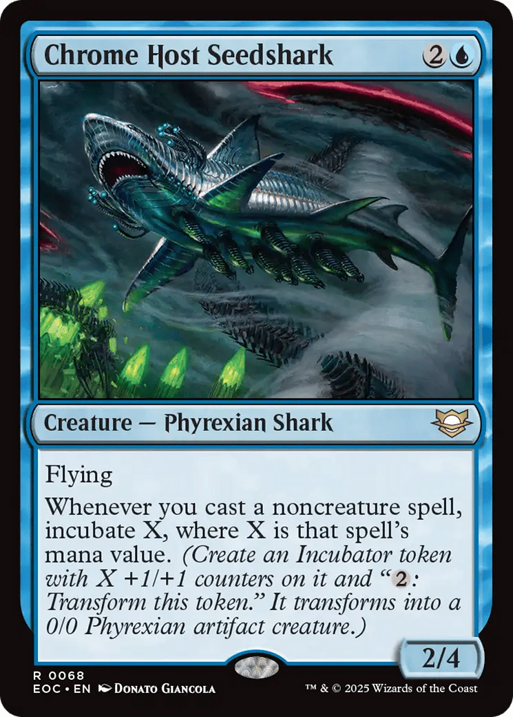 Chrome Host Seedshark [Edge of Eternities Commander] MTG Single Magic: The Gathering  | Multizone: Comics And Games